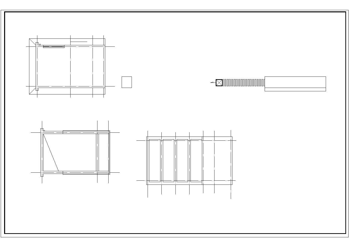 某大门及门卫砖混结构设计图（条形基础）