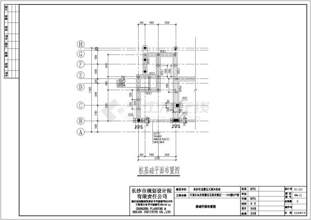 长沙4层砌体结构住宅部分结构施工图-图二