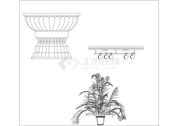 人物、植物、家具CAD常用图块图库-图二