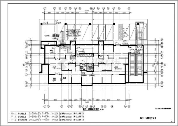 天津某时尚住宅暖通设计图（总建筑面积164738平方米，含A-G户型图纸）-图一