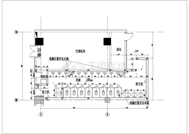 天津师范大学体育馆施工图（含强电与弱电、空调配电及控制系统）-图一