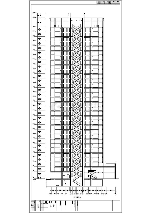 莆田市城厢区某小区32层住宅建筑设计施工图-图一