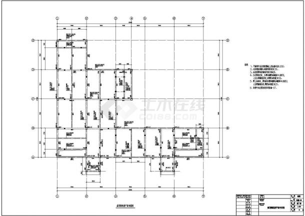 某单层食堂结构设计图（共11张图纸）-图二