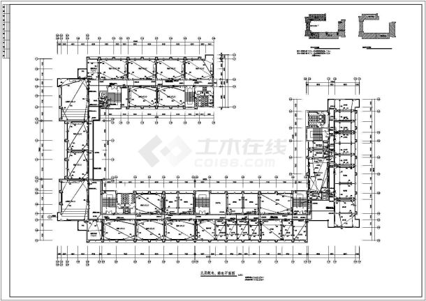 某大学实验楼电气全套设计施工图纸-图二