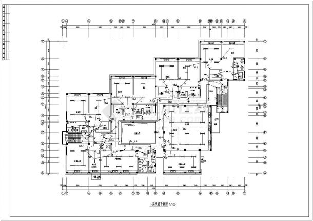 一栋3层幼儿园电气设计全套施工图-图二