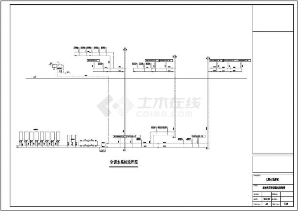 【北京】某二层电影院空调设计施工图纸-图一