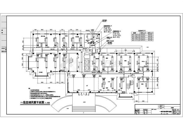 四川某五层办公楼空调图纸（多联机/VRV）-图二