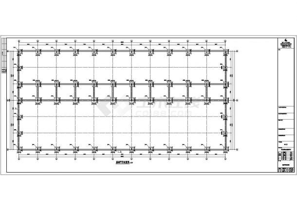 某地轻型门式钢架厂房结构施工图（局部夹层）-图一