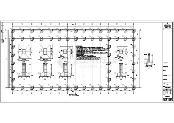 某地轻型门式钢架厂房结构施工图（局部夹层）-图二