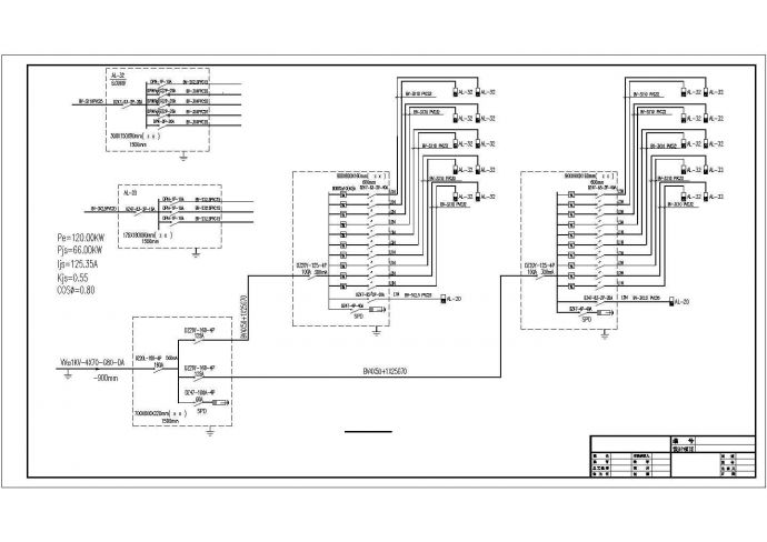 某六层居民楼CAD电气参考图纸_图1
