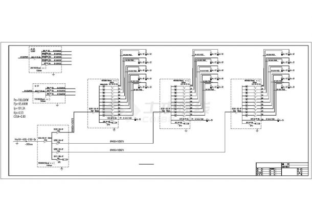 某六层居民楼CAD电气参考图纸-图二