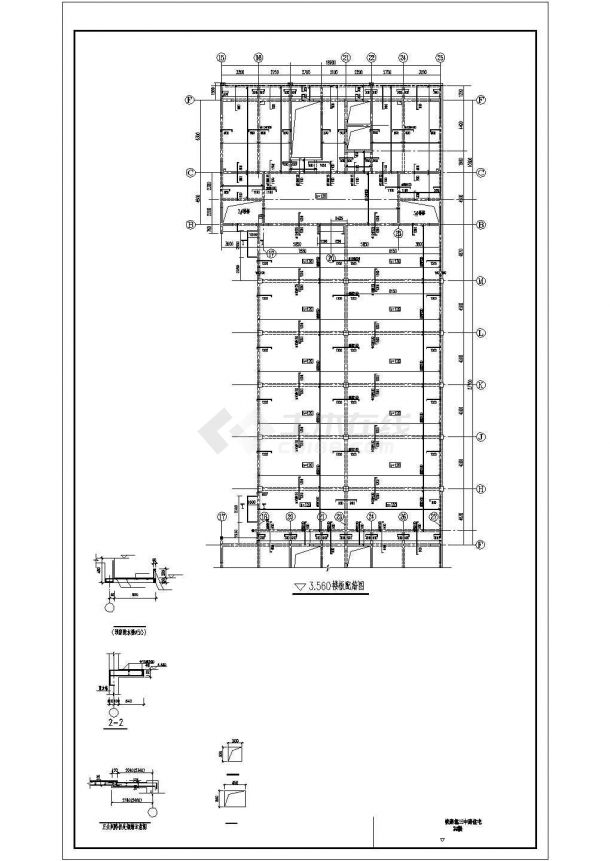 某地18层剪力墙结构住宅部分结构施工图-图二