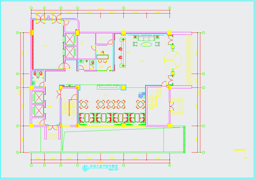 【江苏】某五层五星级现代风格商务宾馆装修设计施工图