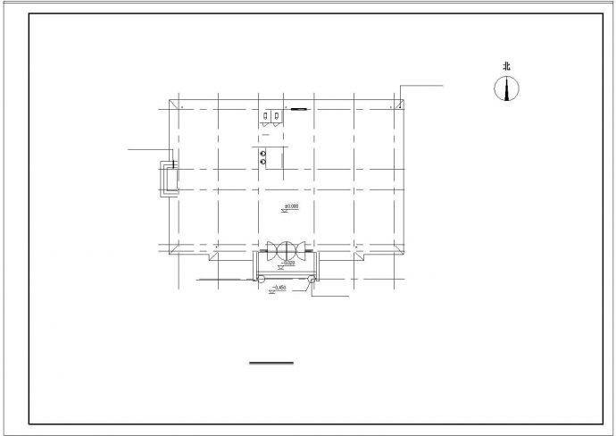 某三层砌体结构办公楼建筑施工图纸（建筑、结构）_图1