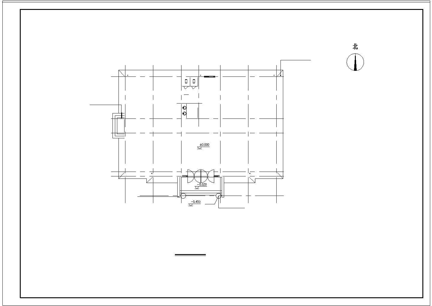 某三层砌体结构办公楼建筑施工图纸（建筑、结构）