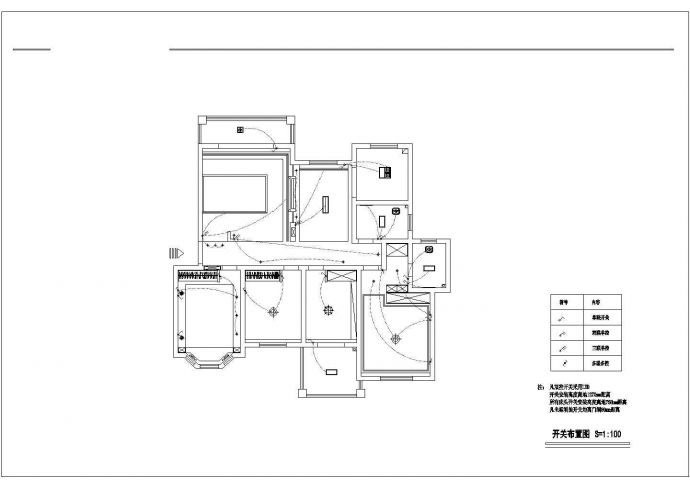 欧式风格四居室家装设计施工图（含效果图）_图1