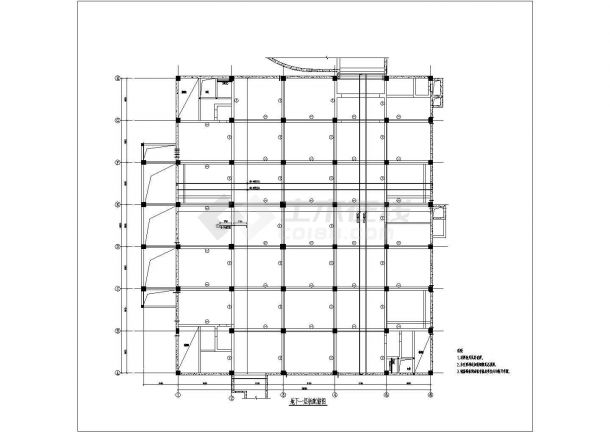 某地5层框架结构医院全套结构施工图-图二