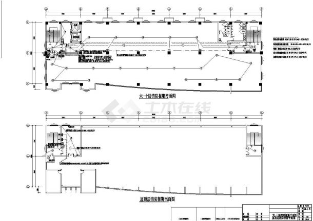 某地上十层办公大楼强弱电全套图纸-图二