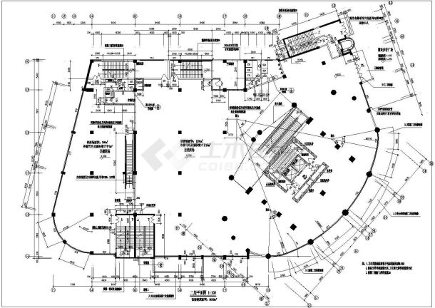 某地高层框架结构建筑设计全套施工-图一