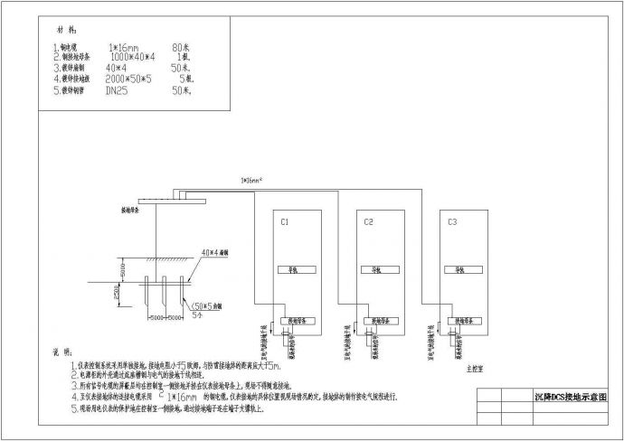 某氧化铝厂仪表电气图纸（气动阀门安装）_图1