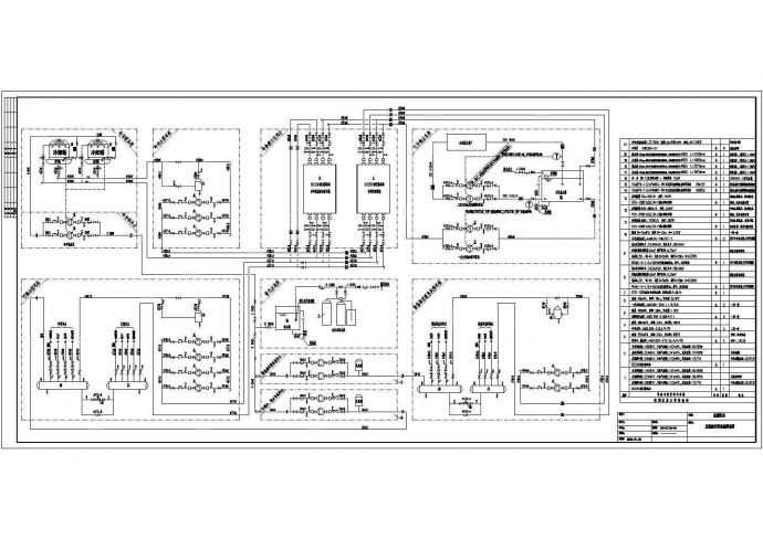 机场建筑空调直燃机房系统设计施工图_图1