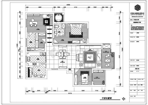 外滩三居室装修设计竣工图（含实景）-图二