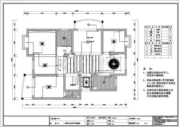纯中式住宅家装设计施工图（附效果图）-图二