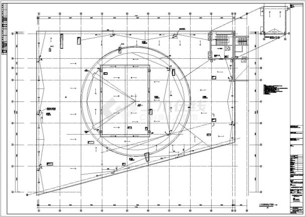 某十五层框架结构办公楼给排水施工图设计-图一