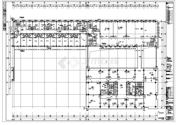 鄂尔多斯市某电信局办公楼建筑设计方案图纸-图二