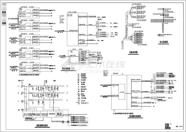 某一万平三层菜场电气施工图纸，共13张-图二