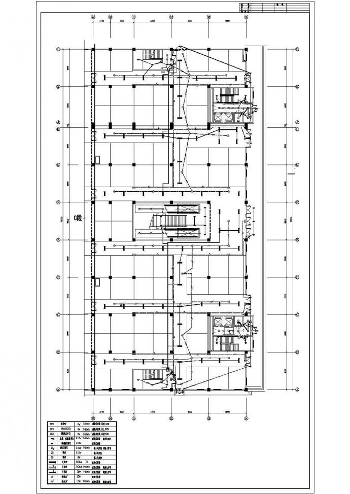 山东某十一层综合楼电气施工全套图纸_图1