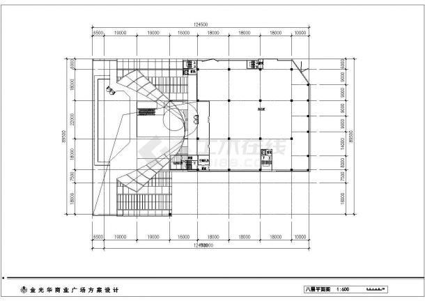 [广东]8层大型波形贝壳体采光顶商业楼建筑设计方案文本（含详细CAD图纸）-图二