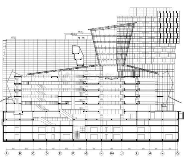 [北京]知名大型商业综合体建筑设计方案文本-图二