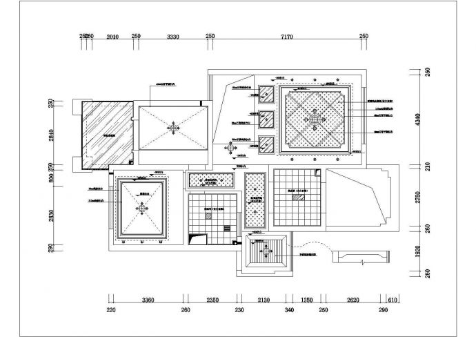 某北美风格独栋雅居两层别墅装修设计图（含效果图）_图1