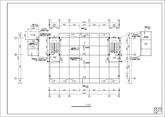 【山西】某工厂多层宿舍楼方案设计图纸_图1