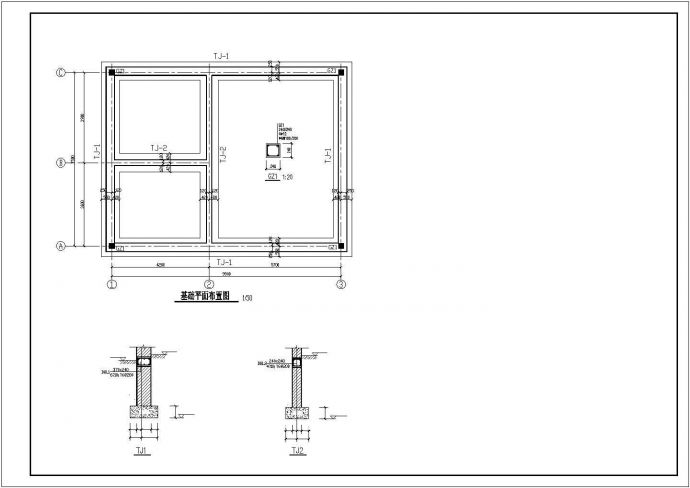 某锅楼房CAD设计图纸_图1