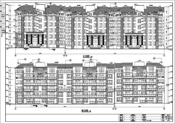 某地区六层框架结构住宅建筑设计施工图_图1