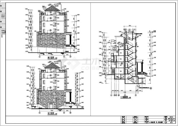 某地区六层框架结构住宅建筑设计施工图-图二
