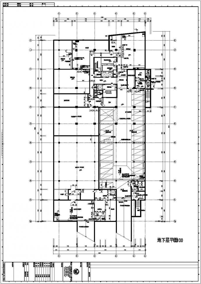 绍兴某地工行多层办公楼建筑设计施工图_图1