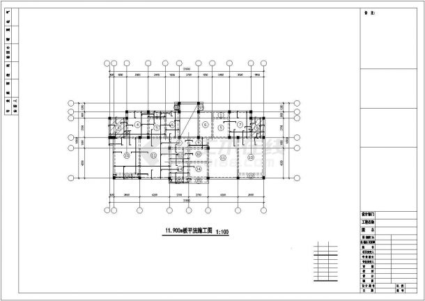 某住宅楼工程结构设计图（19张）-图二