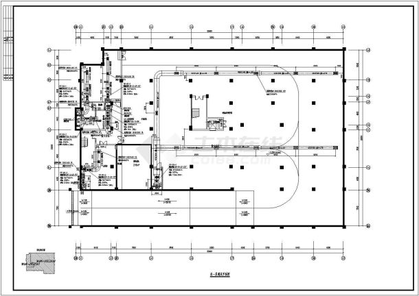 某4层小学校园建筑通风系统设计施工图-图二