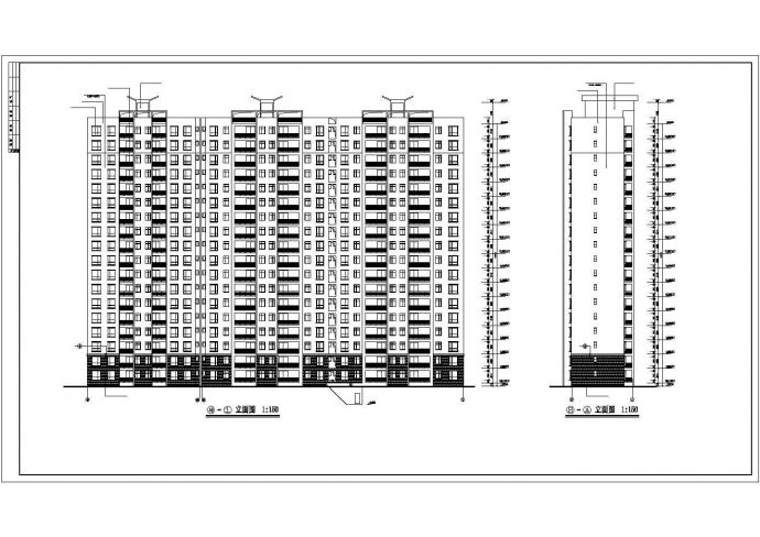 某地18层剪力墙结构住宅楼建筑设计施工图_图1