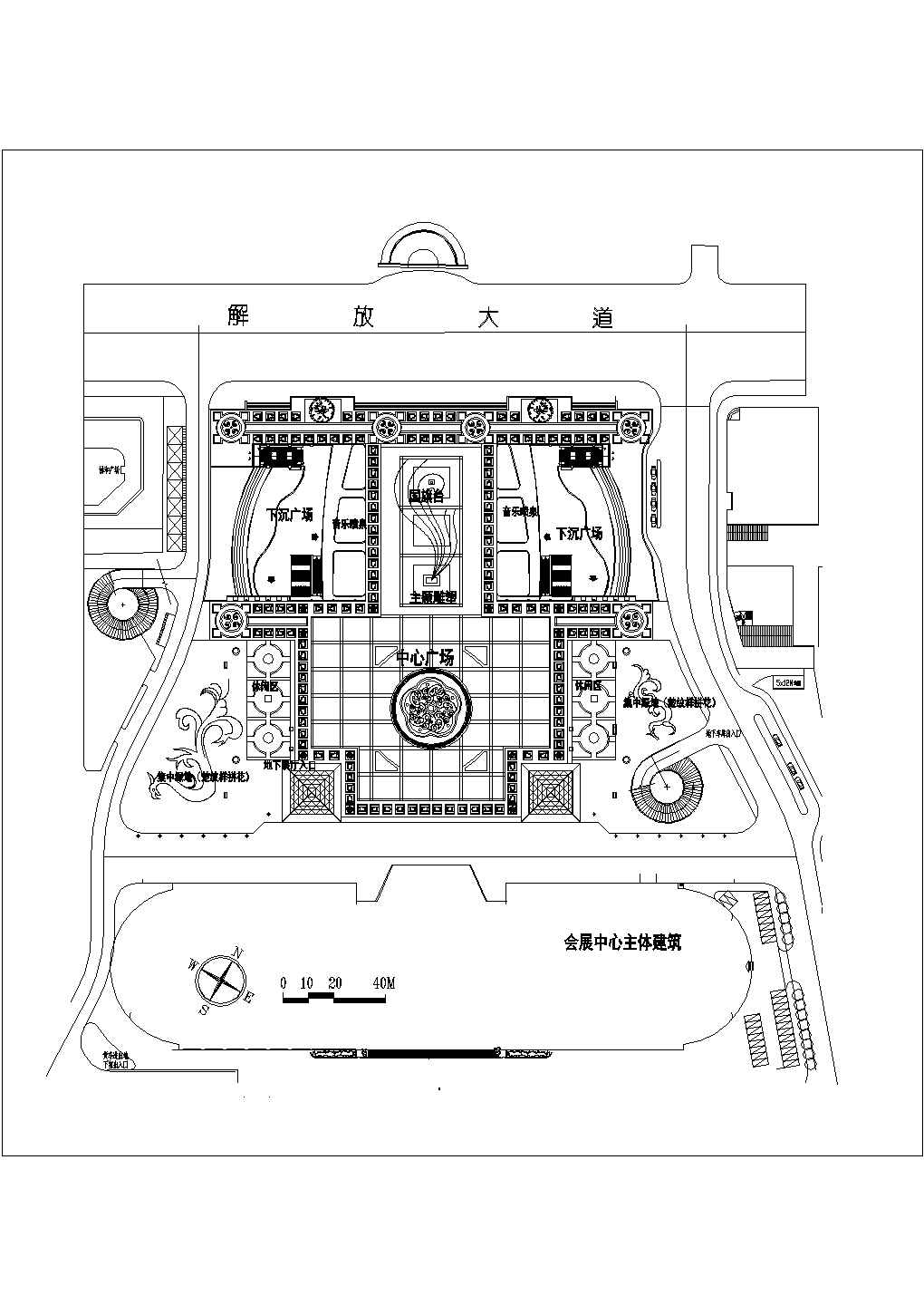 武汉国际会展中心广场设计图纸及文本