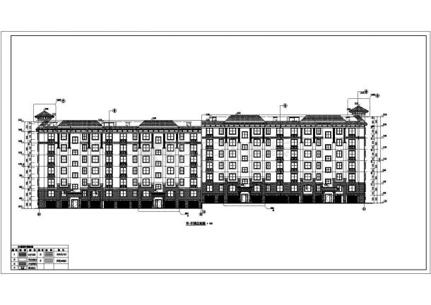 某小区多层框架结构住宅建筑方案设计图-图二