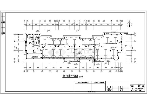 某小区六层住宅楼电气设计全套施工图-图二