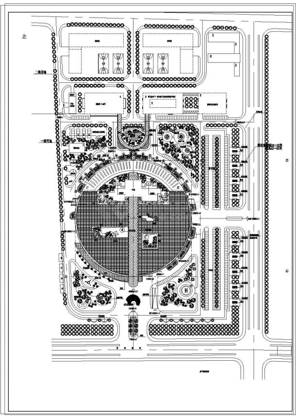 医院环境景观设计图纸-图一