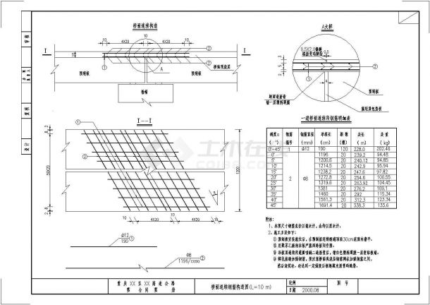 桥梁施工细节展示图（CAD）-图二