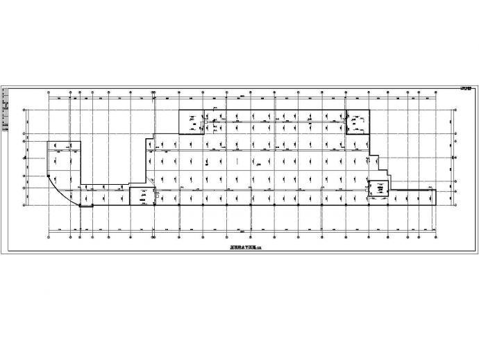 某四层框架结构商场给排水消防施工图_图1