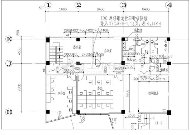 【安徽】古生物化石博物馆建筑、结构、水电暖全套施工图-图一