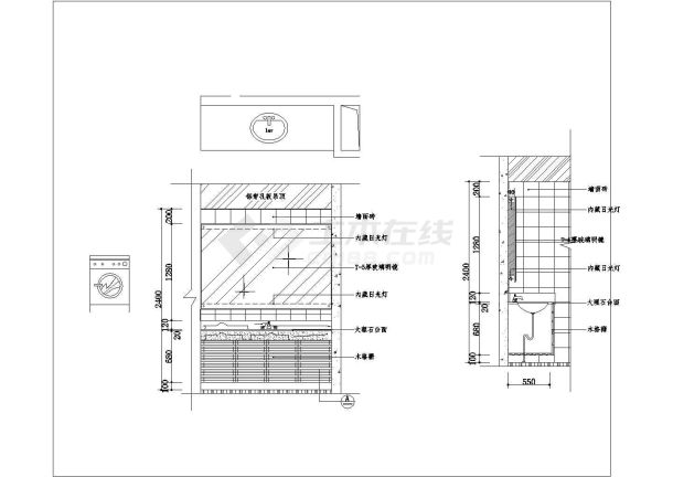 各种类型室内装修设计构造详图标准图库-图二